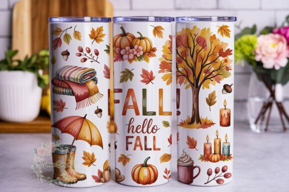 Autumn Cozy Vibes 20oz Tumbler Wrap
