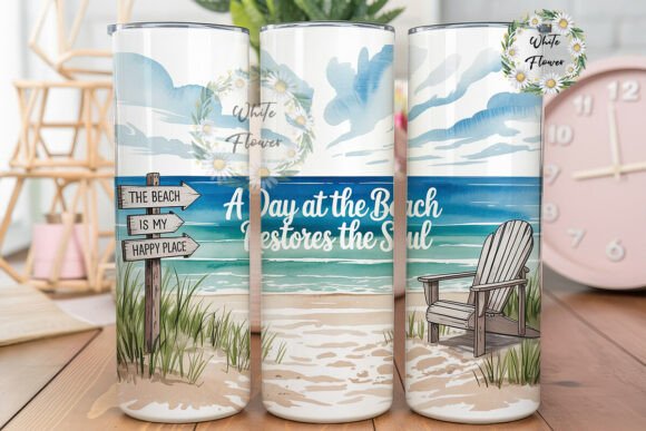 Beach Day Restores Soul 20oz Tumbler