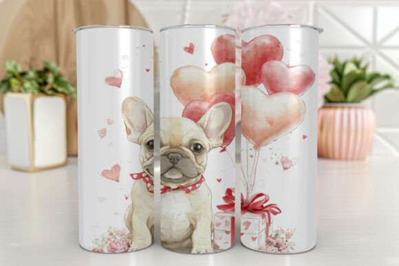 Bulldog 20 Oz Skinny Tumbler Sublimation