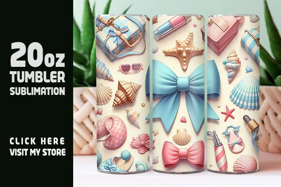 Coastal Seashells Tumbler Wrap Review