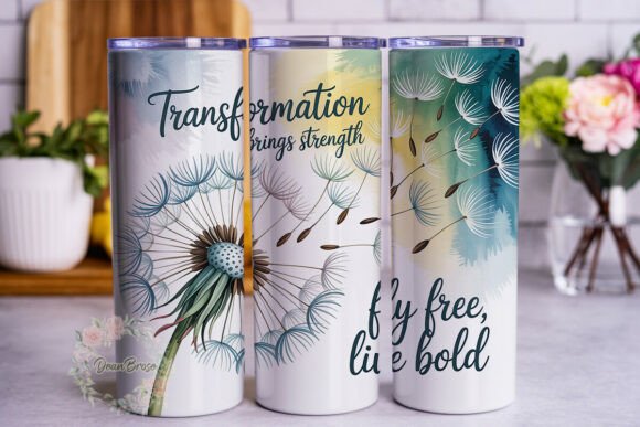 Dandelion Serenity 20oz Tumbler Wrap