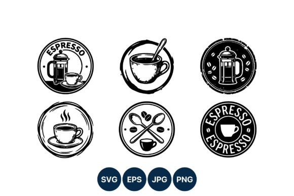 Espresso Coffee Cup and French Press