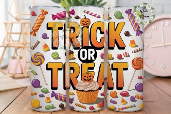 Halloween Candy Delight Tumbler Wrap