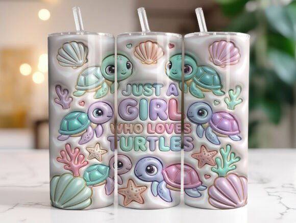 Just a Girl Who Loves Turtles Tumbler