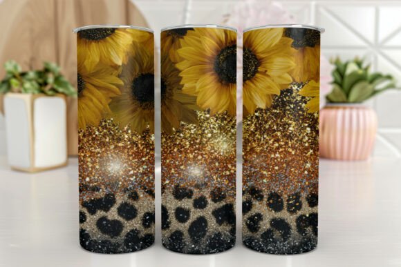 Sunflower Tumbler Wrap Png Tumbler